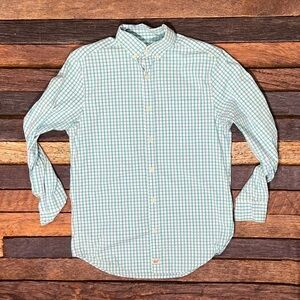 Vineyard Vines Classic Fit Murray Preppy Shirt Plaid Button Down Shirt Small